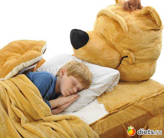 Fuzzy Brown Bear Bed Cover, ������: �������