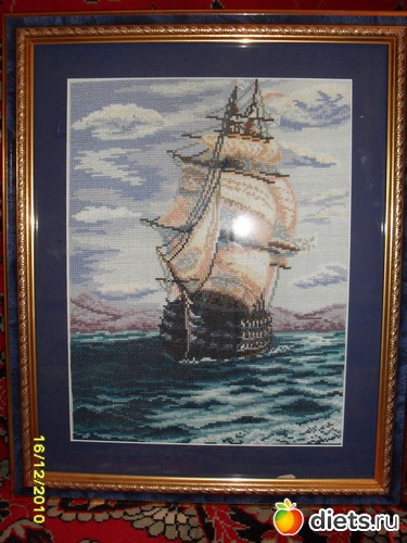 первая работа, альбом: вышивалочка*