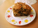 Овсяный пирог с сухофруктами и тыквенными семечками.