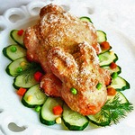 «Зайчик на огуречной полянке»