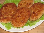 Рыбные котлеты с творогом