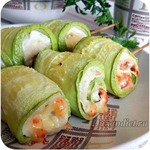Кабачковые рулетики
