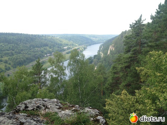 С вершины. Жаль, нет фото скалолазания, все у Кейске, альбом: вело-скалолазо-плавательно-банно-экскурсионный микропоходик