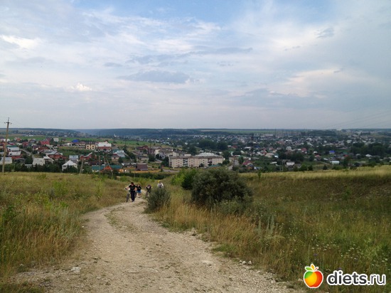 вид на Кунгур с отрога Ледяной горы-2, альбом: вело-скалолазо-плавательно-банно-экскурсионный микропоходик