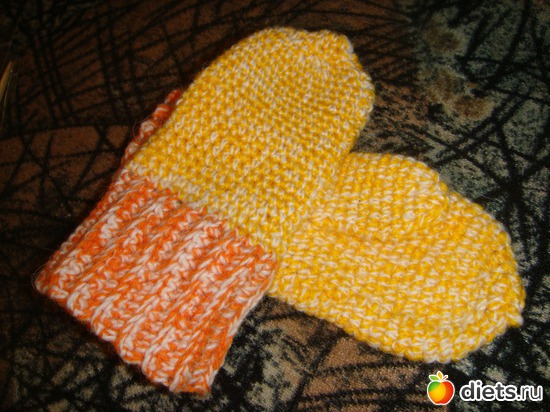 Рукавички для внучки крючком, альбом: Мои вязалочки