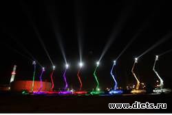 28-метровая ханукия в Тель -авиве