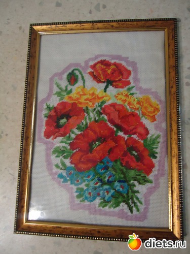 вышивка нитками(ковровый шов), альбом: мои поделки ит.д