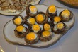 Перепелиные яйца в шампиньонах
