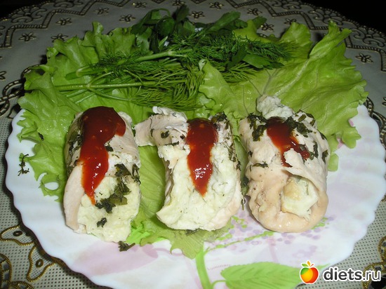 Рулетики куриные, альбом: Диетическое питание