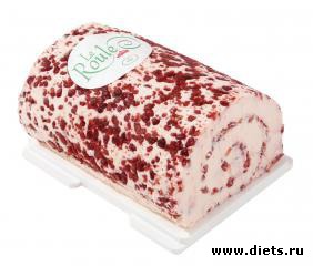 сырно-творожный рулет с клюквой