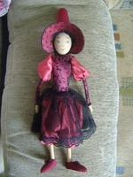 Первая моя текстильная кукла.