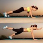Push-up into unstable plank