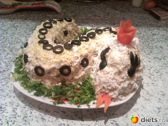 салат ЗМЕЙКА., альбом: Мои блюда.