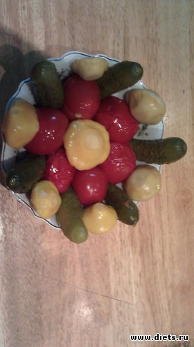 Цветок из солений, альбом: Мой Новогодний Стол 2013