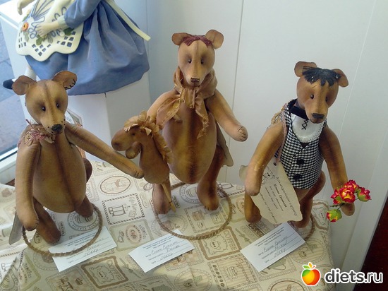 4 фото: Мишки ТЕДДИ (выставка)