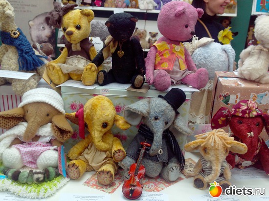 13 фото: Мишки ТЕДДИ (выставка)