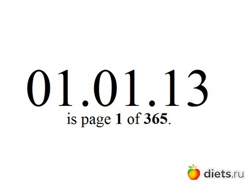 01.01.13 is page 1 of 365