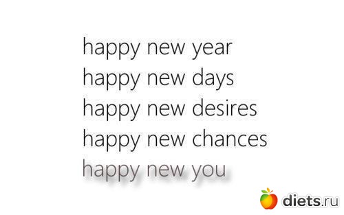 Happy new you.