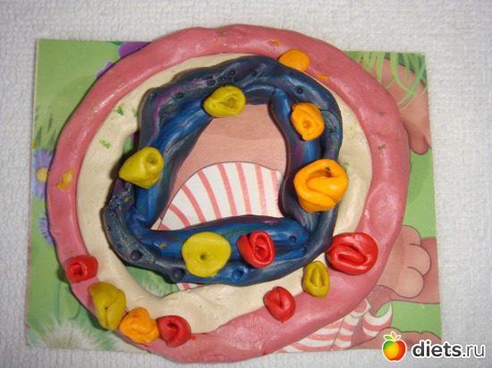 2 фото: Поделки моей внучки, Анюты, в детсаду и дома.