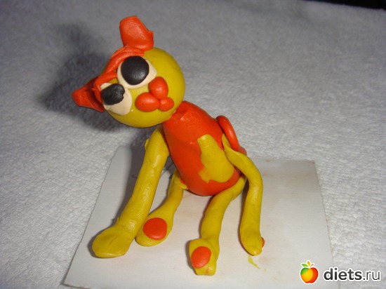 8 фото: Поделки моей внучки, Анюты, в детсаду и дома.