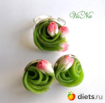 мои работы из полимерной глины