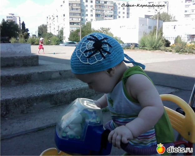 Бандана для сынули, альбом: Моё вязание, моё хобби