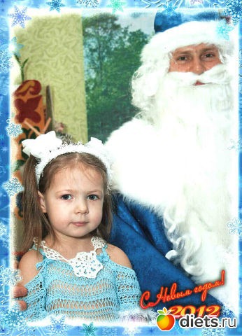 на Новый год 2012 в садике