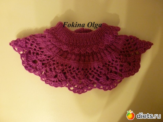 Манишка доче, альбом: Моё вязание, моё хобби