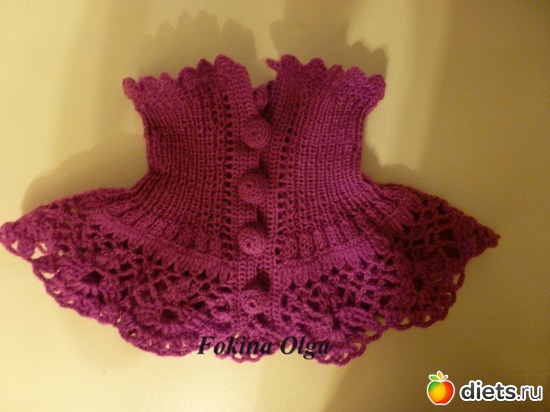 Манишка доче, альбом: Моё вязание, моё хобби