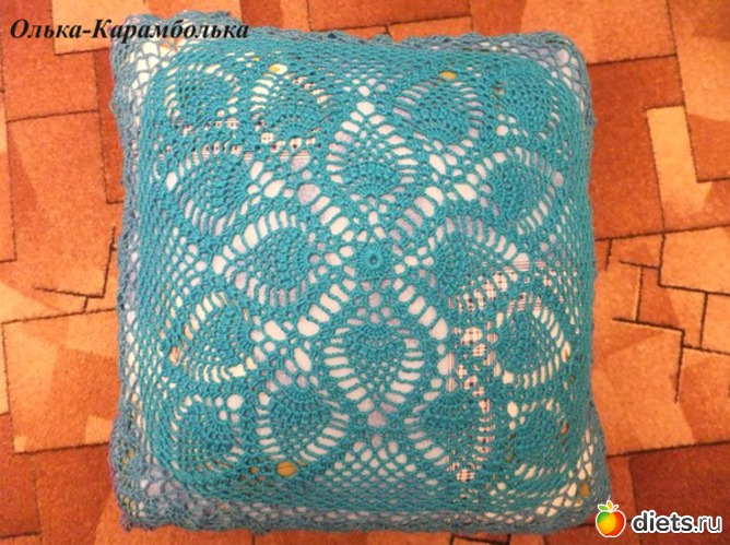 наволочка на подушку, альбом: Моё вязание, моё хобби