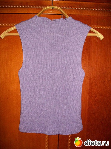безрукавка спицами, альбом: Моё вязание, моё хобби