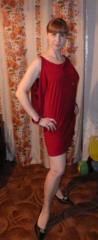 Платье сама кроила и шила