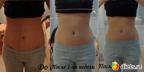 После 2-ой недели диеты "Любимая"!, альбом: Сравнение.