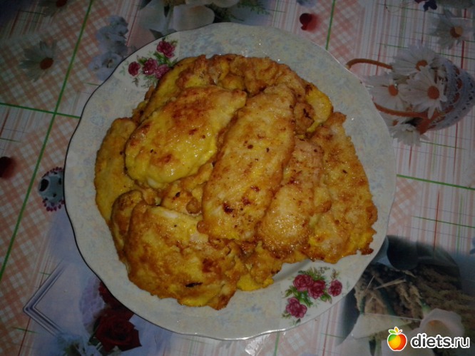 куриное филе в кляре..., альбом: Мои завтраки