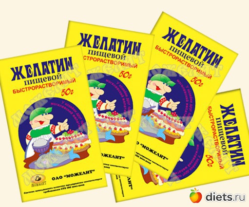 Быстрорастворимый желатин