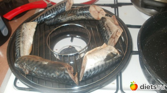 скумбрия - подготовка к запеканию, альбом: Мои помощники на кухне