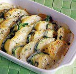 Моя любимая итальянская кухня. Gratin di patate e zucchine - Запеканка из картофеля и цуккини: 350 ккал