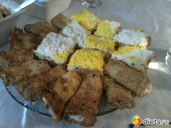 Песах. Закусочные рулетики из баклажан, альбом: Я готовлю.