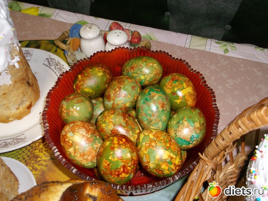 Яйца пасхальные мраморные, альбом: Я готовлю