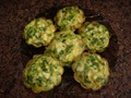 Пирожки (маффины) с яйцом и зеленым луком