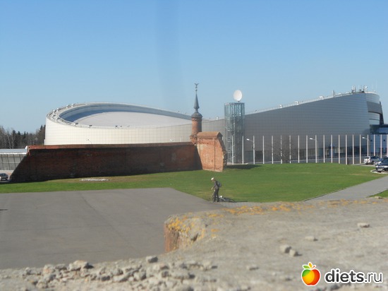 Вид из Кремля на Ледовый дворец, альбом: Коломна