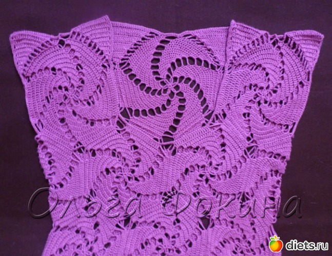 верх платья, альбом: Моё вязание, моё хобби