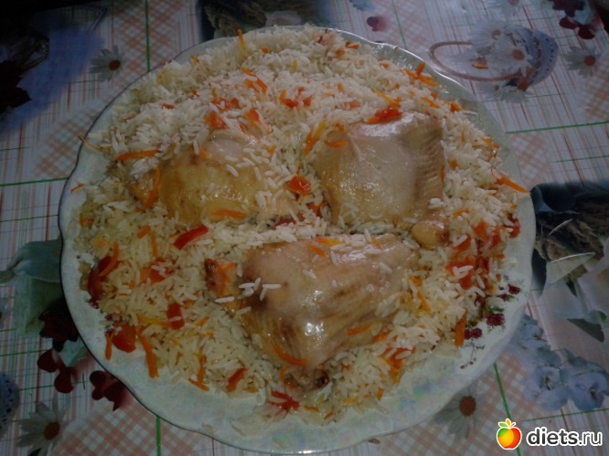 Плов с курицей в рукаве....., альбом: Мои блюда на обед...