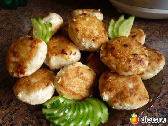 Куриные котлеты, альбом: Вторые бюда для диеты Дюкана