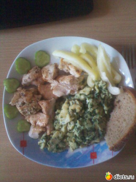 курогрудь,омлет,овощи, альбом: Правильная еда