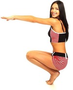 Эффективные упражнения для бедер и живота.