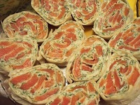 Рулетики из лаваша с начинкой