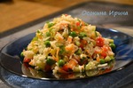 Рисовый салат с овощами
