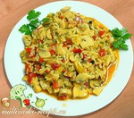 Постное блюдо - рис с грибами