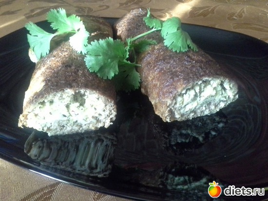 мясной рулет с творогом, альбом: Вторые бюда для диеты Дюкана